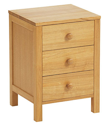 BEDSIDE CABINET 3 DWR ASHDOWN