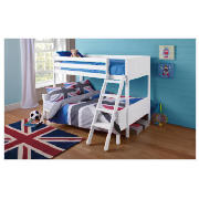 Ashley Pine Triple Bunk Bed, White