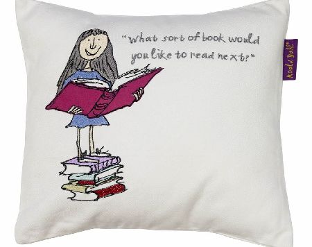 Ashley Wilde Roald Dahl Matilda 30cm x 30cm Filled Cushion