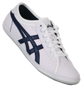 Biku CV White and Medieval Blue Trainers