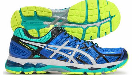 Gel Kayano 21 Running Shoes Blue/White/Flash