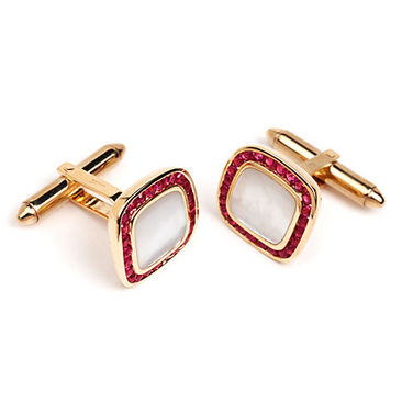 Square Gemset Cufflinks