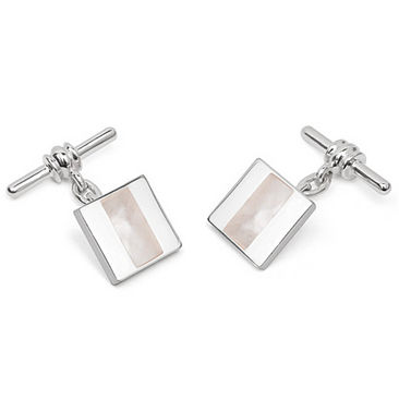 Stripe Inlay Cufflinks