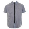 B-Side Tied Down Short Sleeve Shirt (Navy)