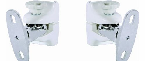 B-Tech Home Cinema Speaker Wall Mounts white (Pair)