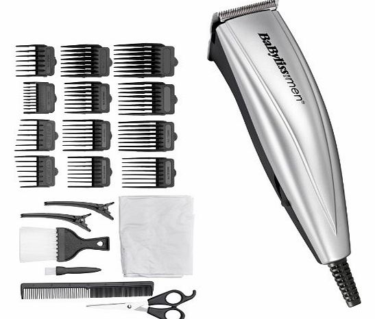 BaByliss 7432U Mains Clipper Kit for Men - 22 Piece