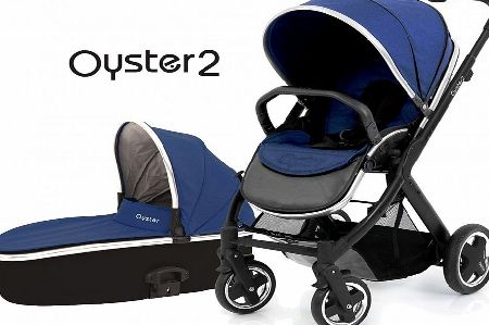 BabyStyle Oyster 2 Pram Black/Navy