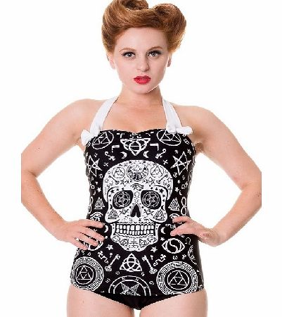 Skull Pentagram Swimsuit IBN1623