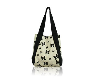 Barratts Adorable Bow Print Canvas Bag