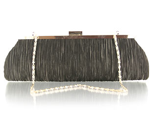 Elegant Pleat Detail Clutch Bag