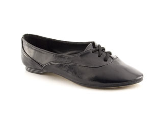 Barratts Patent Lace Up Jazz Shoe - Junior