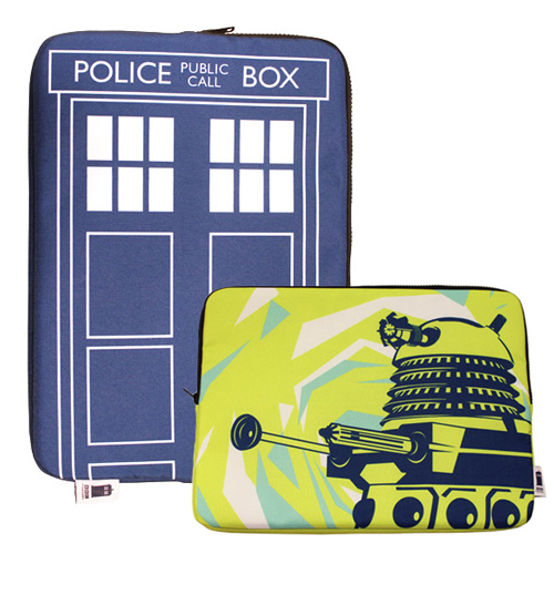 BBC Worldwide Doctor Who Tardis And Dalek Design Neoprene