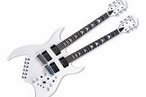 Bich Double Neck Pearl White W/Case