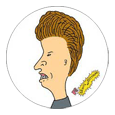 Butthead Button Badges