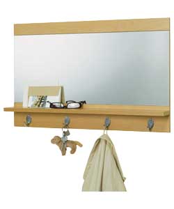 Effect Hallway Mirror with Shelf