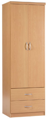 WARDROBE 2 DOOR 2 DRAWER ANNA VALUE