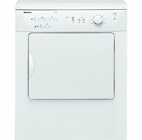 DRVT61W Air Vented Tumble Dryer White