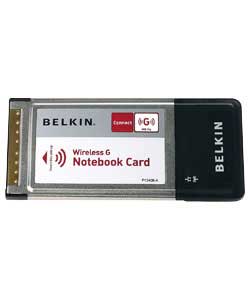 Wireless G Notebook Card