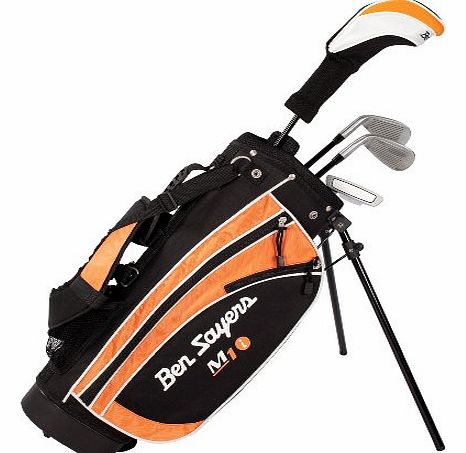 Kids M1i - (Black/Orange, Regular, Package set, Graphite, Right Hand) - Age 9-11