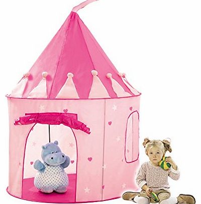 CHILDRENS KIDS GIRLS PINK PRINCESS CASTLE PLAY TENT INDOOR OUTDOOR