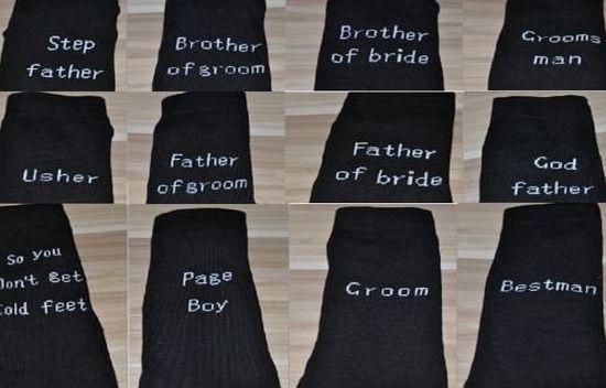 Bestdeal Black Luxury Cotton Rich Wedding Socks, Groom, Best Man, Usher amp; many more