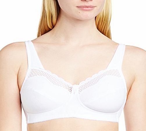 Bestform Womens Cotton Comfort Bra White 00535WH42F 42F