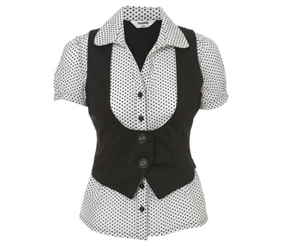 2 in 1 spot waistcoat