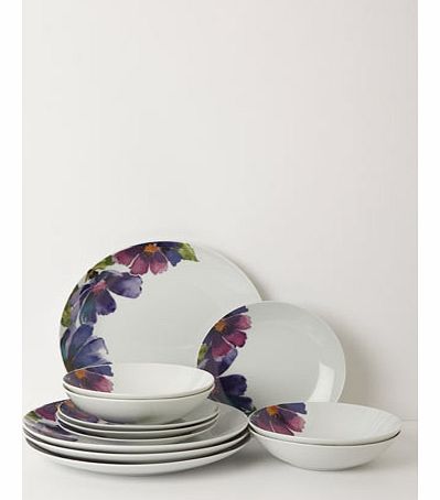 Bhs Alyssa 12 Piece Dinner Set, purple 9559870924