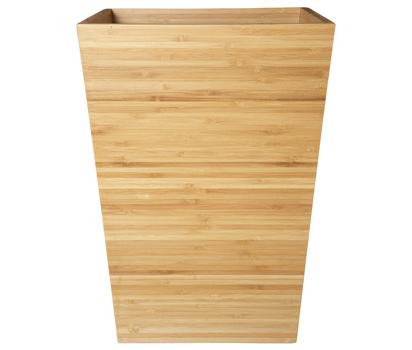 Bamboo waste bin