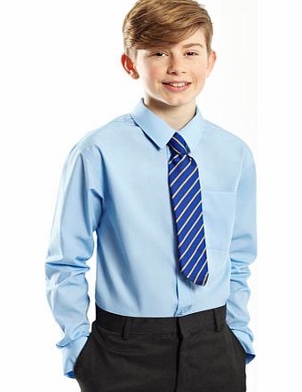 Boys Senior Boys 2 Pack Non-Iron School Shirts