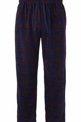 Brushed Cotton Pyjama Bottoms, Blue BR62B18FNVY