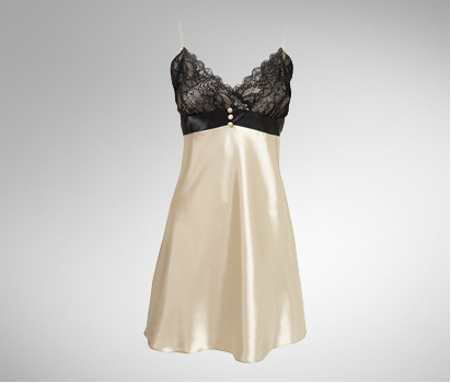 bhs Glamour lace satin short chemise