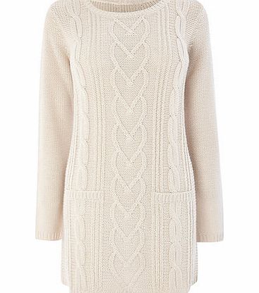 Ivory Cable Tunic, ivory 586240904