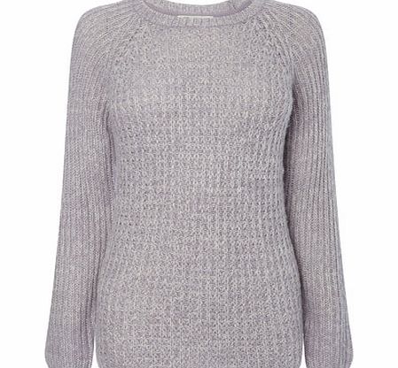 Lilac Mixed Stitch Jumper, lilac 586211499