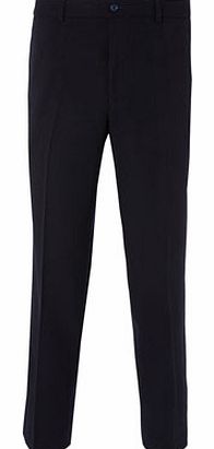 Navy Sharkskin Formal Trouser, Blue BR65P09ZNVY