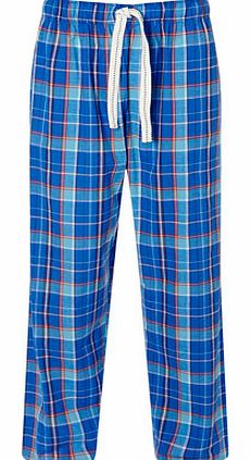 Pure Cotton Checked Bottoms, Blue BR62B08EBLU