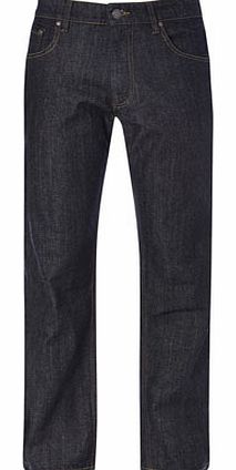 Raw Indigo Jeans With Stretch, DARK BLUE