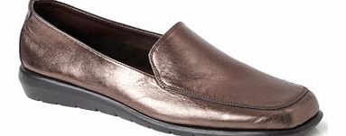 Womens Bronze TLC Formal Loafers, bronze