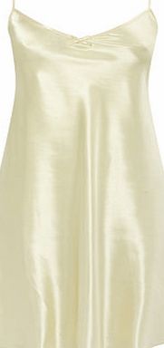 Bhs Yellow Plain Satin Short Chemise, yellow 734792383