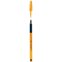 Orange Grip Ball Pen Blue