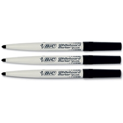 Velleda 1741 Whiteboard Marker Black Pack 12