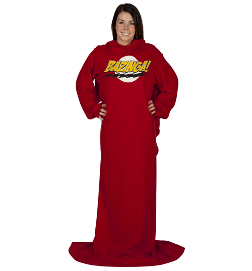 Bang Theory BAZINGA Fleece Snuggler