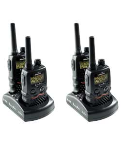 Action 950 Two Way Radio Quadruple Pack