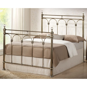 Shanghai 5FT Kingsize Bedstead - Brass