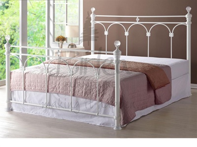 Shanghai Cream Kingsize (5) Slatted Bedstead