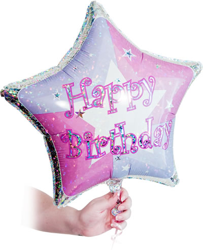 Shimmer Star Balloon