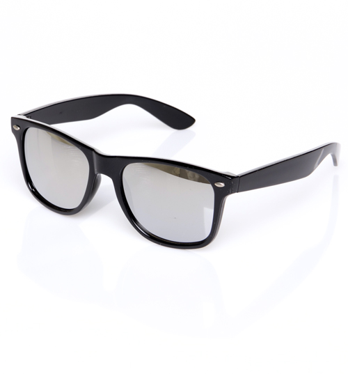 Mirror Lens Wayfarer Sunglasses