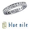 Channel-Set Eternity Diamond Ring in 18k White