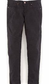 Boden Casual Zip Jeans, Faded Fatigue,Black,Denim