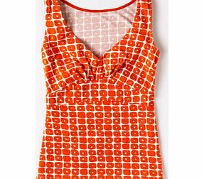 Easy Vest, Bright Orange Block Geo,Navy Block